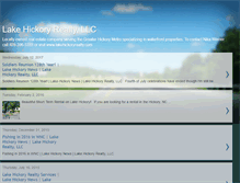 Tablet Screenshot of lakehickoryrealty.blogspot.com