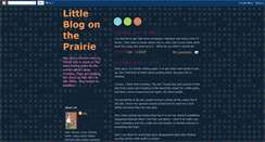 Desktop Screenshot of genslittleblogontheprairie.blogspot.com