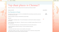 Desktop Screenshot of chennai-chaat-places.blogspot.com