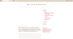 Desktop Screenshot of myloveweddings.blogspot.com