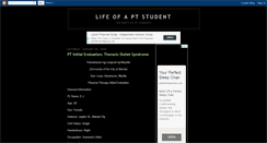 Desktop Screenshot of physicaltherapystude.blogspot.com
