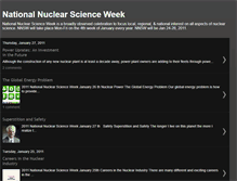 Tablet Screenshot of nationalnuclearscienceweek.blogspot.com