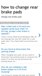 Mobile Screenshot of howtochangerearbrakepads.blogspot.com