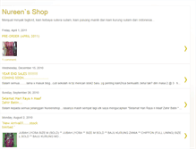 Tablet Screenshot of nureenshop.blogspot.com