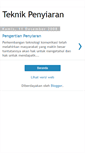 Mobile Screenshot of morissan-teknikpenyiaran.blogspot.com