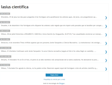 Tablet Screenshot of lasiusciencia.blogspot.com