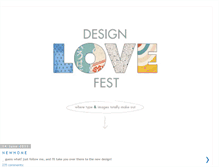 Tablet Screenshot of designlovefest.blogspot.com