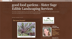 Desktop Screenshot of goodfoodgardens.blogspot.com