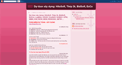 Desktop Screenshot of dutoanxaydung.blogspot.com
