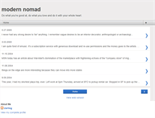 Tablet Screenshot of modern-nomad.blogspot.com