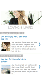 Mobile Screenshot of lovingandliving-lady-g.blogspot.com