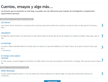 Tablet Screenshot of cuentosensayosyalgomas.blogspot.com