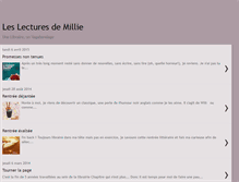 Tablet Screenshot of leslecturesdemillie.blogspot.com
