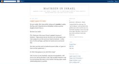 Desktop Screenshot of maureeninisrael.blogspot.com
