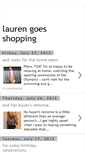 Mobile Screenshot of laurengoesshopping.blogspot.com