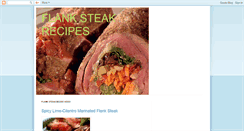 Desktop Screenshot of flanksteakrecipes.blogspot.com