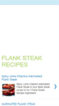 Mobile Screenshot of flanksteakrecipes.blogspot.com