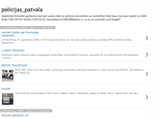 Tablet Screenshot of policijaspatvala.blogspot.com
