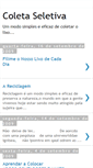 Mobile Screenshot of coletaseletivaja.blogspot.com