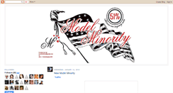 Desktop Screenshot of modelminority.blogspot.com