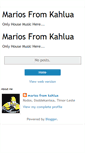 Mobile Screenshot of mariosfromkahlua.blogspot.com