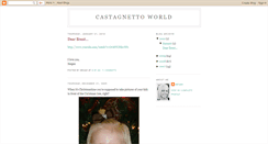 Desktop Screenshot of castagnettoworld.blogspot.com