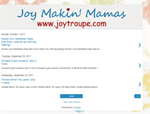 Tablet Screenshot of joytroupe.blogspot.com