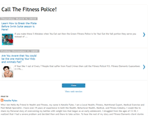 Tablet Screenshot of callthefitnesspolice.blogspot.com