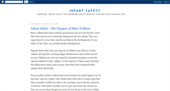 Desktop Screenshot of infantsafety.blogspot.com