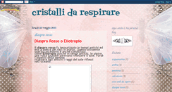Desktop Screenshot of cristallidarespirare.blogspot.com