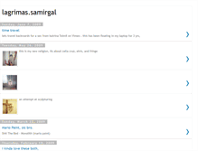 Tablet Screenshot of lagrimas-samirgal.blogspot.com