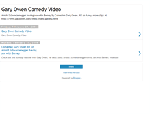 Tablet Screenshot of comediangaryowen.blogspot.com