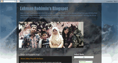 Desktop Screenshot of lukmanrohimin.blogspot.com