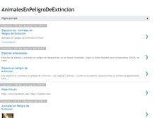 Tablet Screenshot of animalesenpeligrodeextinciona.blogspot.com