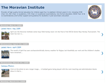 Tablet Screenshot of moravianinstitute.blogspot.com