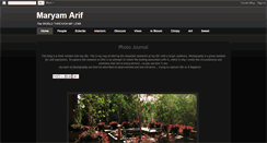Desktop Screenshot of maryamarifphotography.blogspot.com