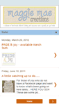 Mobile Screenshot of maggiemaecreations.blogspot.com