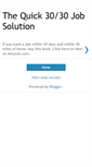Mobile Screenshot of 30-30jobsolution.blogspot.com