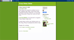 Desktop Screenshot of crazydaisycakes.blogspot.com