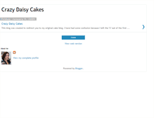 Tablet Screenshot of crazydaisycakes.blogspot.com