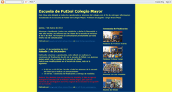 Desktop Screenshot of escueladefutbolcolegiomayor.blogspot.com