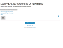 Tablet Screenshot of leonviejopatrimoniodelahumanidad.blogspot.com