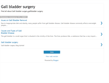 Tablet Screenshot of gall-bladder-surgery.blogspot.com