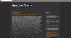 Desktop Screenshot of apachegacho.blogspot.com