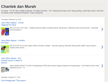 Tablet Screenshot of chantekdanmurah.blogspot.com