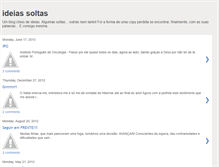 Tablet Screenshot of monika-ideiasoltas.blogspot.com