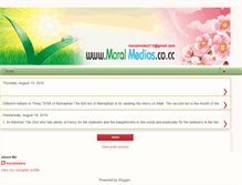 Tablet Screenshot of moralmedia313.blogspot.com