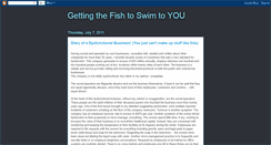 Desktop Screenshot of gettingthefishtoswimtoyou.blogspot.com