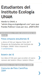 Mobile Screenshot of ecologiaunam.blogspot.com