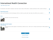 Tablet Screenshot of ihealthconn.blogspot.com